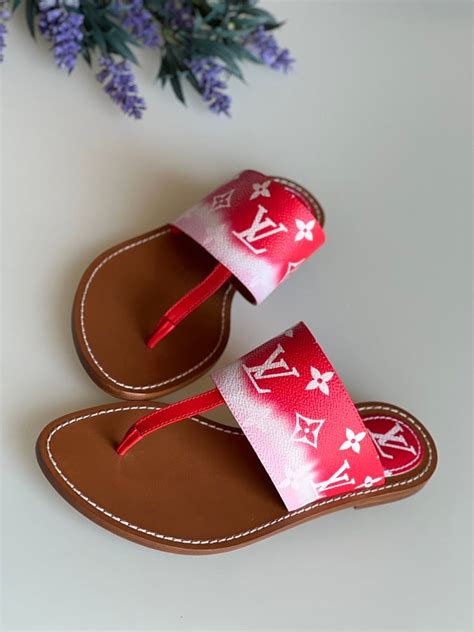 louis vuitton flip flop replica|Louis Vuitton flip flops women's.